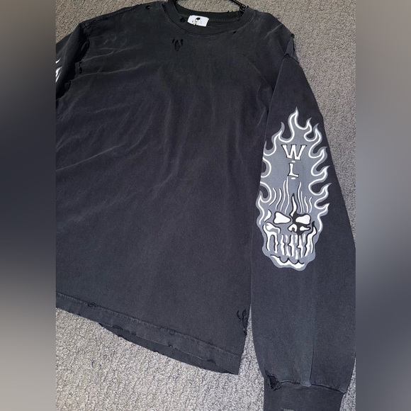 NWOT Warren Lotas Hand Painted Long Sleeve - Picture 5 of 11